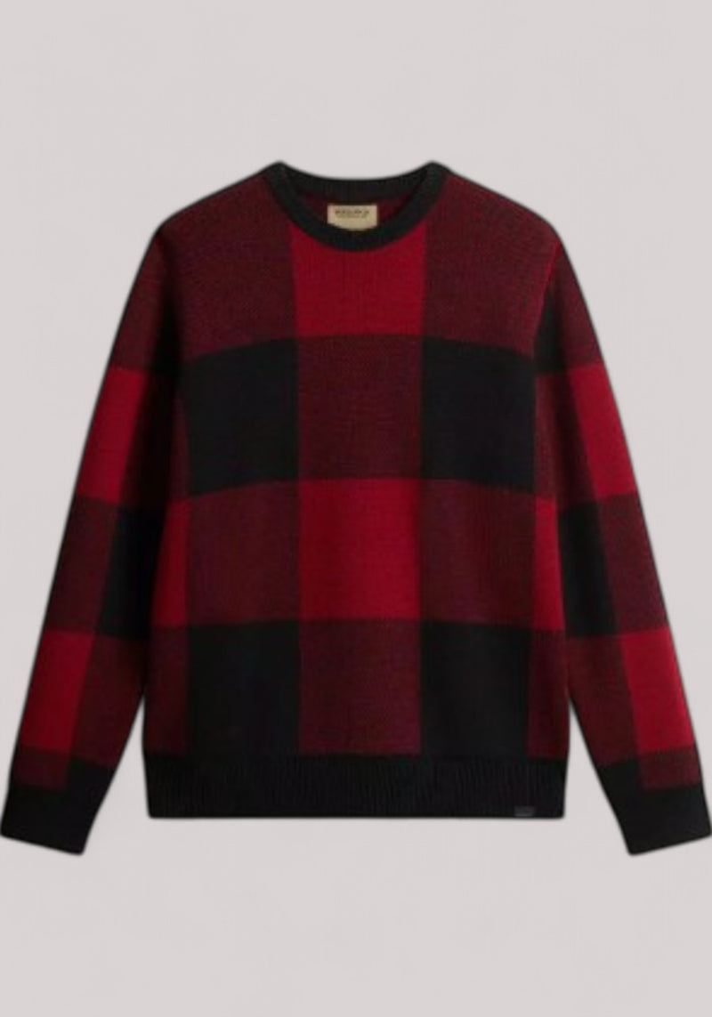 MAGLIA UOMO BUFFALO CREWNECK RED BUFFALO