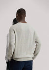 MAGLIA UOMO MISTO LANA LIGHT GREY MELANGE mi