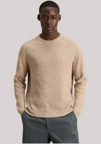 MAGLIA UOMO MISTO LANA FEATHER BEIGE