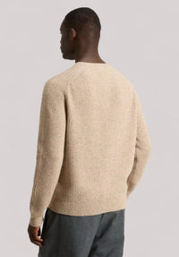 MAGLIA UOMO MISTO LANA FEATHER BEIGE