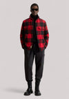 GIUBBINO UOMO ALASKAN WOOL CHECK OVERSHIRT RED CHECK