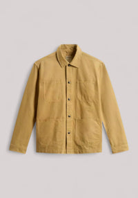 OVERSHIRT UOMO IN CANVAS DI PURO COTONE ANTIQUE BRONZE