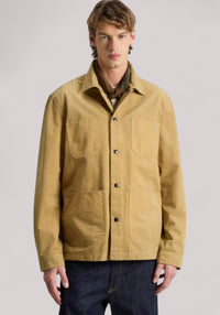 OVERSHIRT UOMO IN CANVAS DI PURO COTONE ANTIQUE BRONZE
