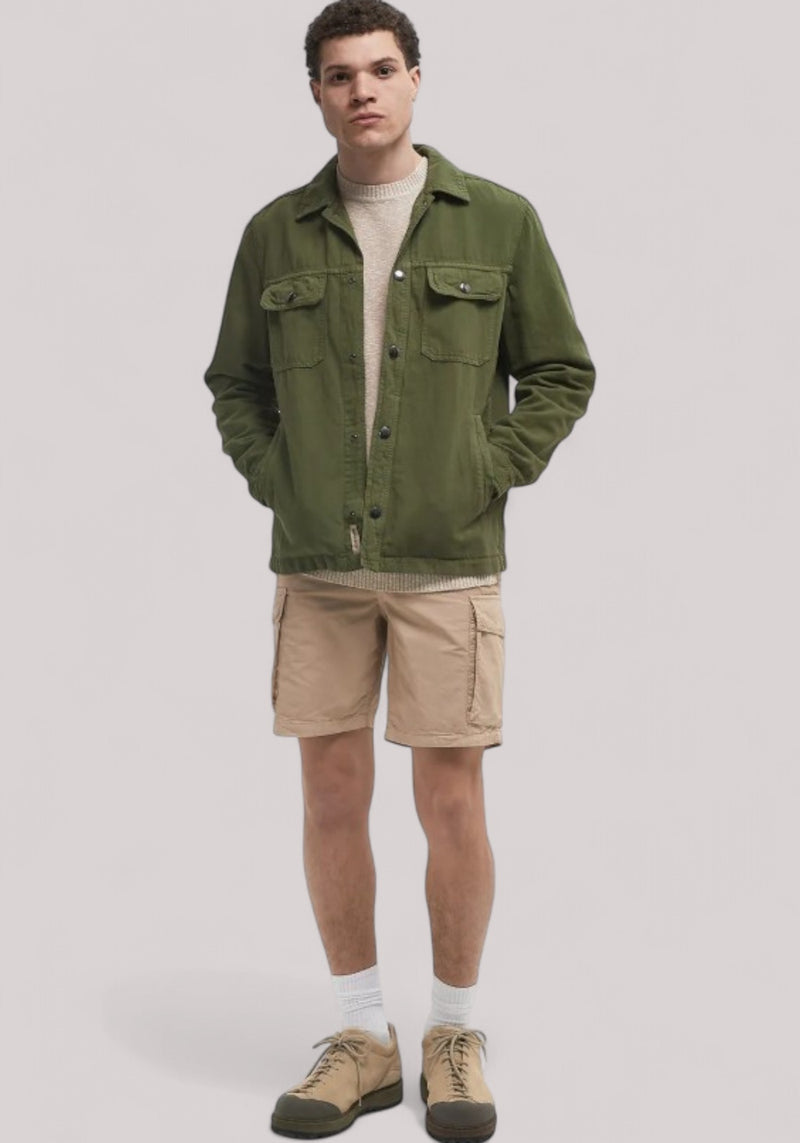 OVERSHIRT IN MISTO COTONE UOMO CYPRESS