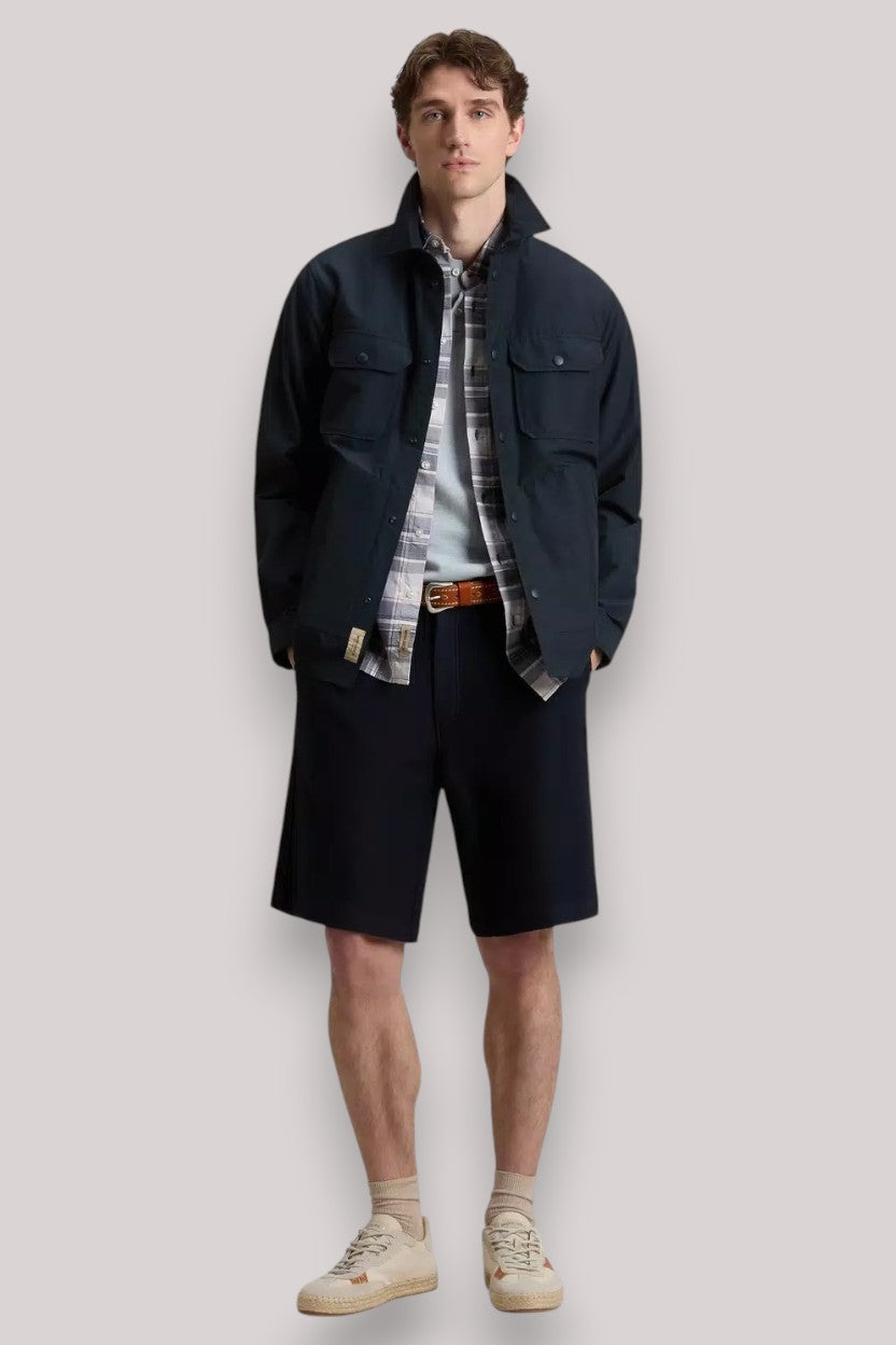 OVERSHIRT UOMO LIGHT RAMAR MELTON BLUE - Linassi