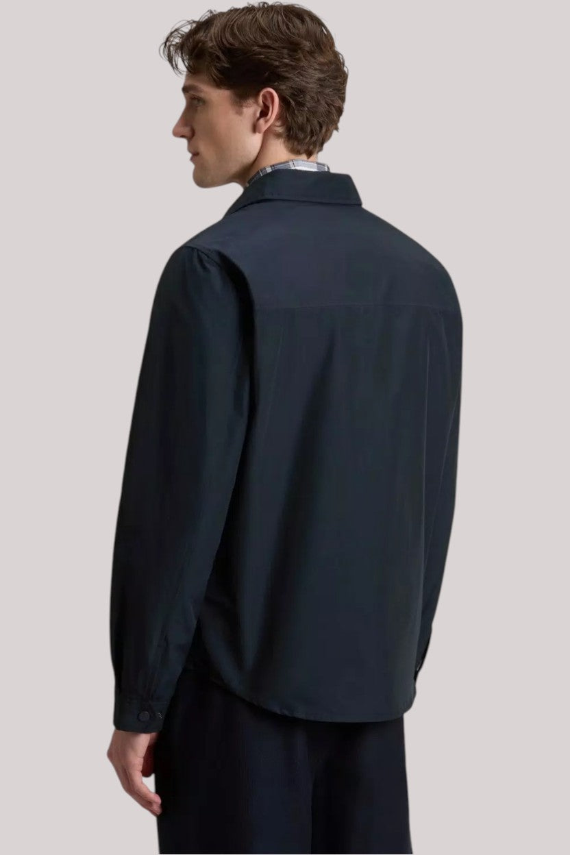 OVERSHIRT UOMO LIGHT RAMAR MELTON BLUE - Linassi