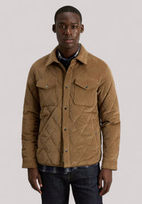 OVERSHIRT UOMO IN VELLUTO COFFEE