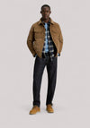 OVERSHIRT UOMO IN VELLUTO COFFEE