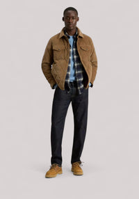 OVERSHIRT UOMO IN VELLUTO COFFEE