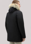 GIACCONE UOMO ARCTIC DETACHABLE FUR PARKA BLACK