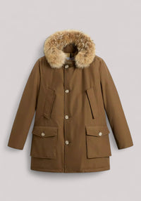 GIACCONE UOMO ARCTIC DETACHABLE FUR PARKA COFFEE