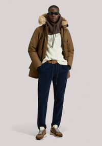 GIACCONE UOMO ARCTIC DETACHABLE FUR PARKA COFFEE