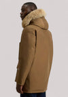 GIACCONE UOMO ARCTIC DETACHABLE FUR PARKA COFFEE
