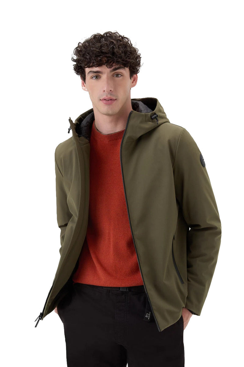 GIUBBINO UOMO IN SOFTSHELL DARK GREEN - CFWOOU0791MRUT3496 614 - Linassi