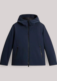 GIACCONE UOMO PACIFIC SOFT SHELL JACKET MELTON BLUE