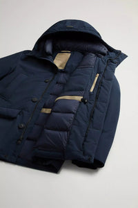 GIACCONE UOMO CLOUD ARCTIC PARKA MELTON BLUE