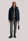 GIACCONE UOMO CLOUD ARCTIC PARKA MELTON BLUE