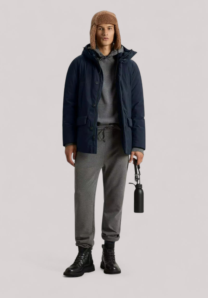 GIACCONE UOMO CLOUD ARCTIC PARKA MELTON BLUE