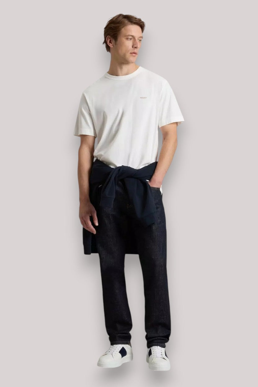 T-SHIRT UOMO IN COTONE CON LOGO ARCTIC WHITE - Linassi