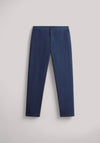 PANTALONE UOMO IN MISTO COTONE E LINO DREAM BLUE
