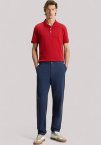 PANTALONE UOMO IN MISTO COTONE E LINO DREAM BLUE