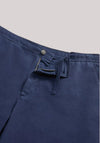 PANTALONE UOMO IN MISTO COTONE E LINO DREAM BLUE