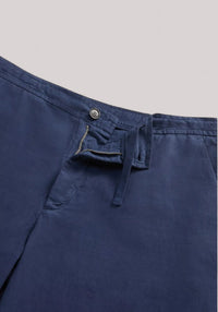 PANTALONE UOMO IN MISTO COTONE E LINO DREAM BLUE