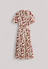 ABITO DONNA A PORTAFOGLIO RED LEAF - Linassi