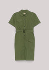 ABITO DONNA IN COTONE VERDE CYPRESS - Linassi