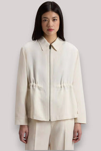 OVERSHIRT DONNA LYOCELL LINO MILKY CREAM - Linassi