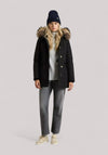 GIACCONE DONNA ARCTIC RACCOON PARKA BLACK