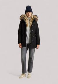 GIACCONE DONNA ARCTIC RACCOON PARKA BLACK