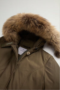 GIACCONE DONNA DARK GREEN - ARCTIC RACCOON PARKA - Linassi