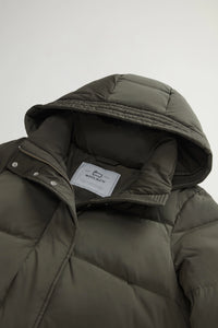 GIACCONE DONNA ALSEA PUFFER PARKA DARK GREEN