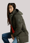 GIACCONE DONNA ALSEA PUFFER PARKA DARK GREEN