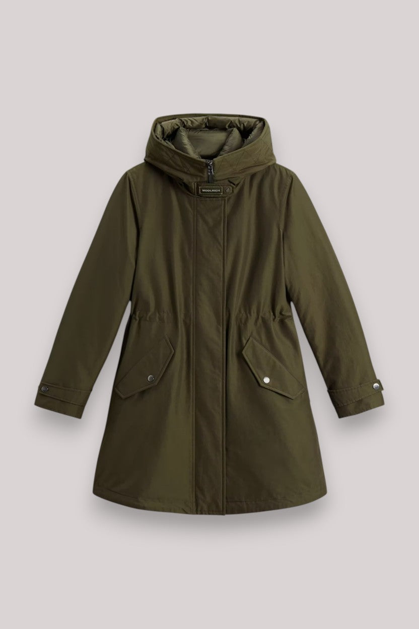GIACCONE DONNA DARK GREEN - AUTHENTIC 3 IN 1 PARKA - Linassi