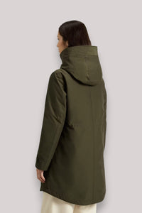 GIACCONE DONNA DARK GREEN - AUTHENTIC 3 IN 1 PARKA - Linassi