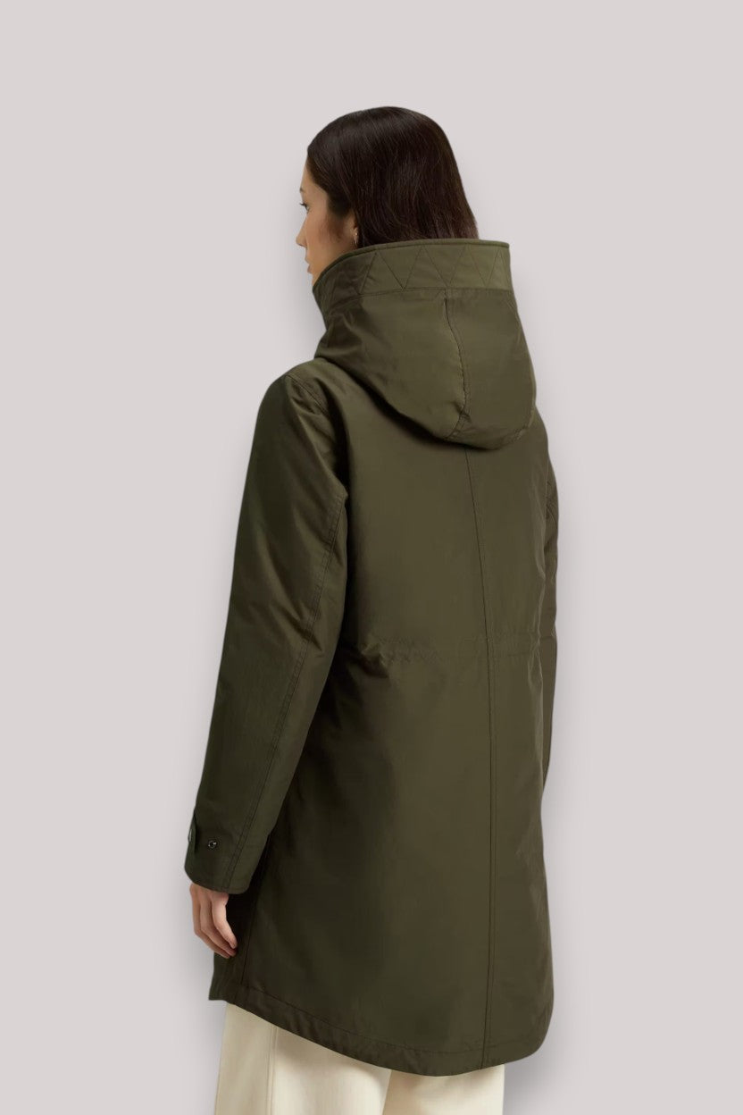 GIACCONE DONNA DARK GREEN - AUTHENTIC 3 IN 1 PARKA - Linassi