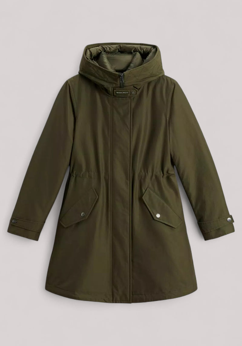 GIACCONE DONNA AUTHENTIC 3 IN 1 PARKA DARK REEN