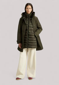 GIACCONE DONNA AUTHENTIC 3 IN 1 PARKA DARK REEN
