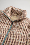 GIACCONE DONNA BEIGE CHECK