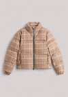 GIACCONE DONNA BEIGE CHECK
