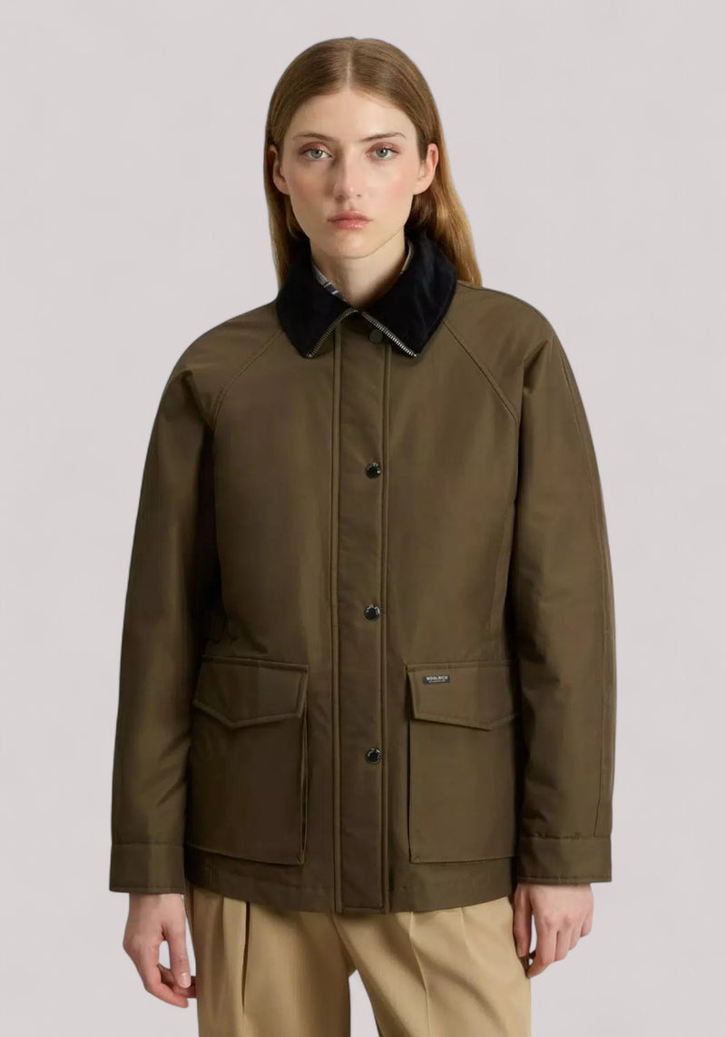 GIUBBINO DONNA IN RAMAR DARK GREEN