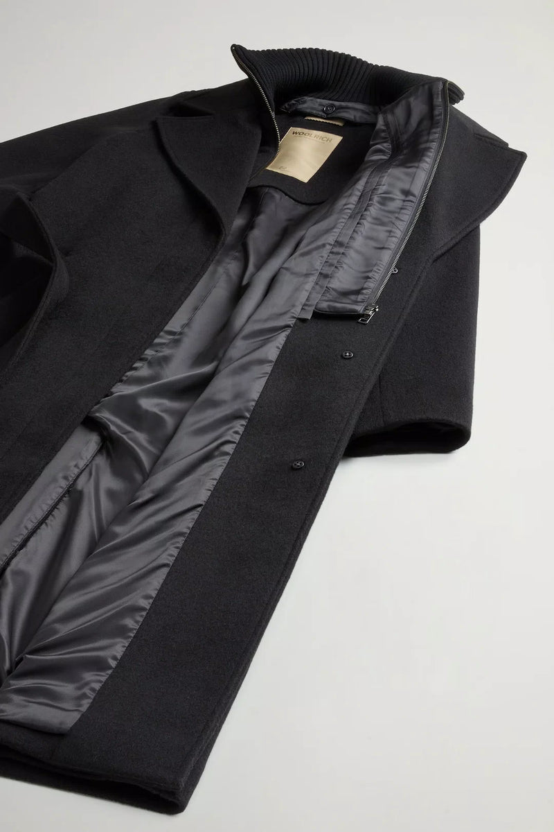 CAPPOTTO DONNA LUNGO NERO