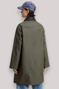 IMPERMEABILE DONNA DUNDEE COATWAXED DARK GREEN - Linassi