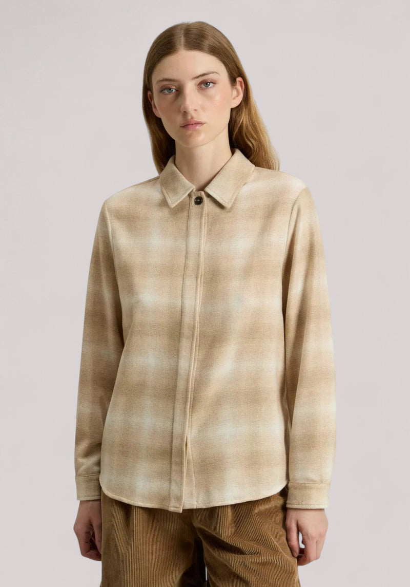 OVERSHIRT DONNA HOMBRE BEIGE