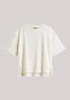 T-SHIRT DONNA IN PURO COTONE FIAMMATO JET STREAM - Linassi