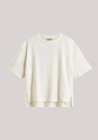 T-SHIRT DONNA IN PURO COTONE FIAMMATO JET STREAM - Linassi