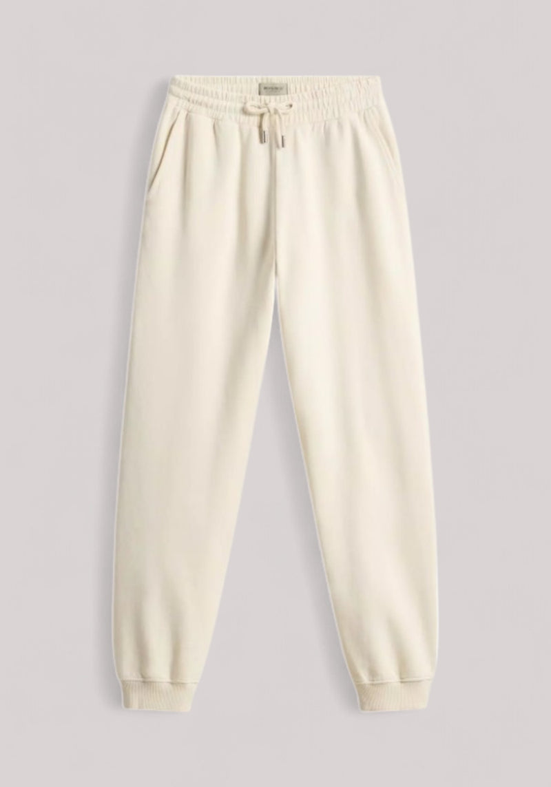 PANTALONE DONNA LIGHT FLEECE PANT MILKY CREAM