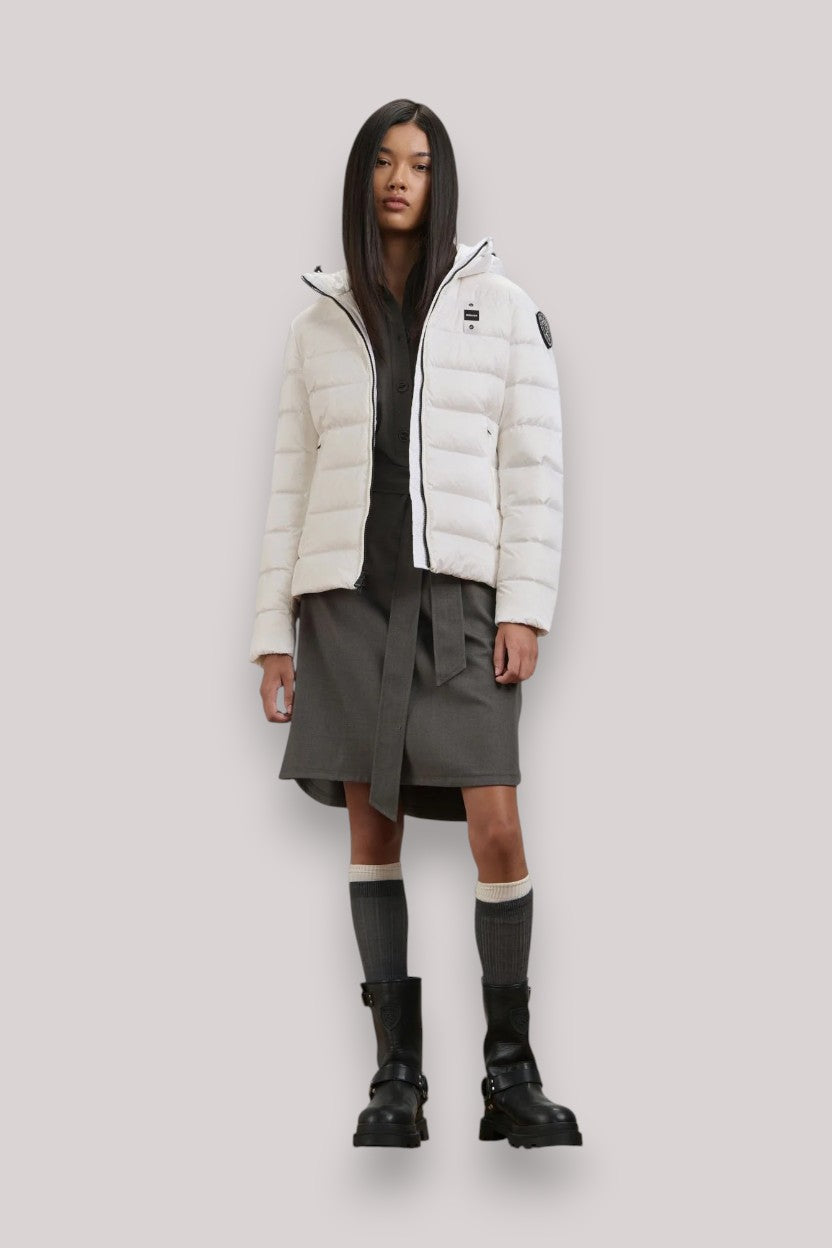 GIUBBINO DONNA CHARME BIANCO OTTICO